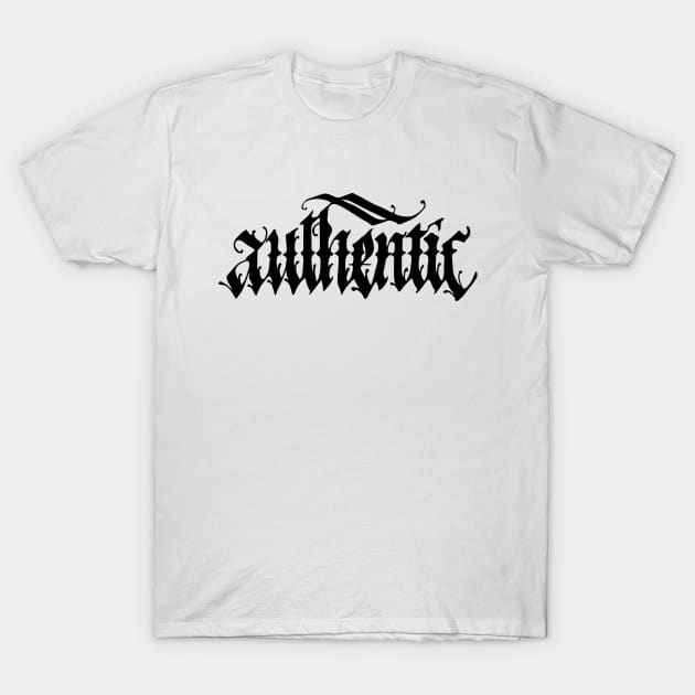 Authentic Person T-Shirt by Sticky Wicky Studio